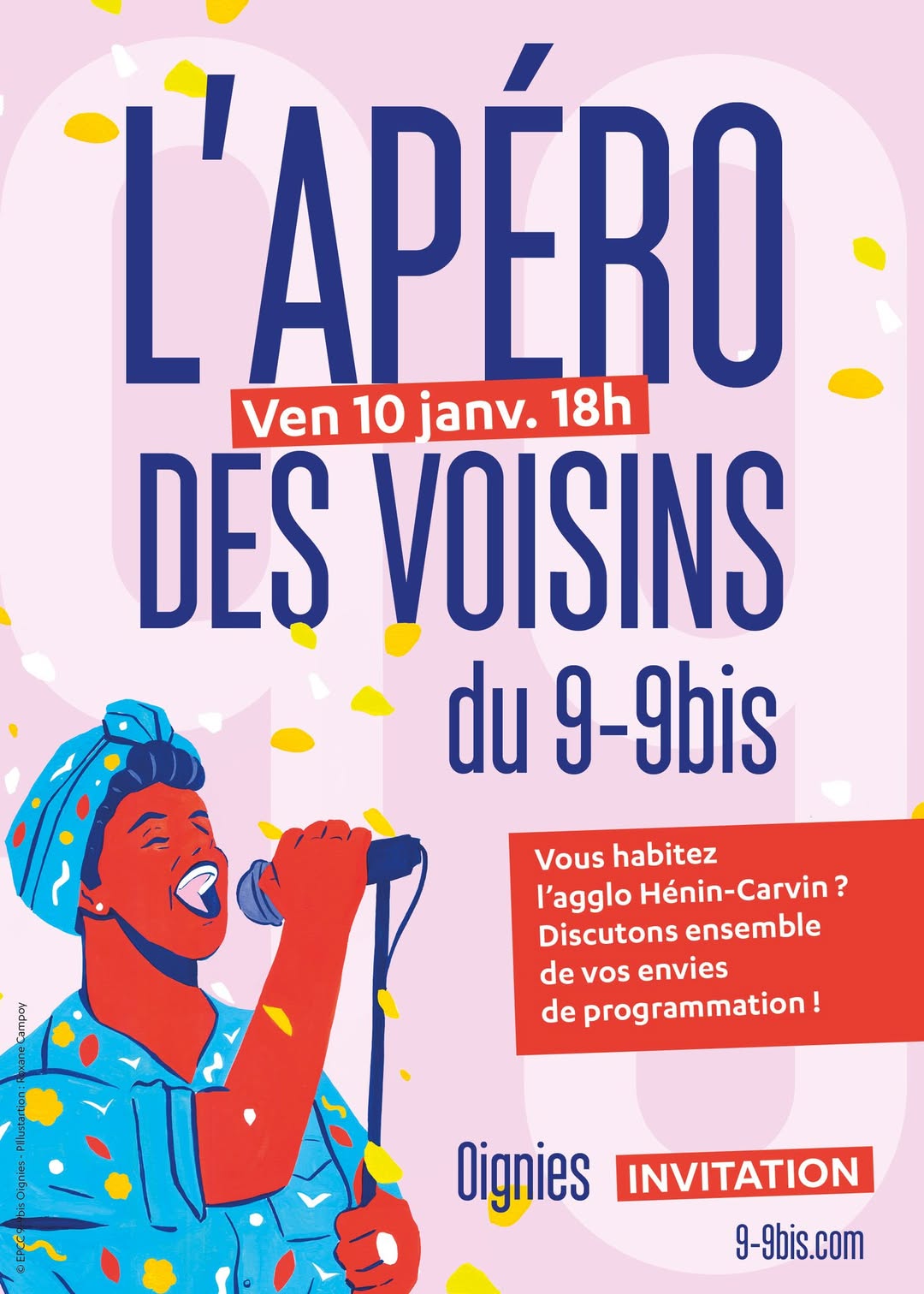 APÉRO DES VOISINS AU 9-9BIS À OIGNIES